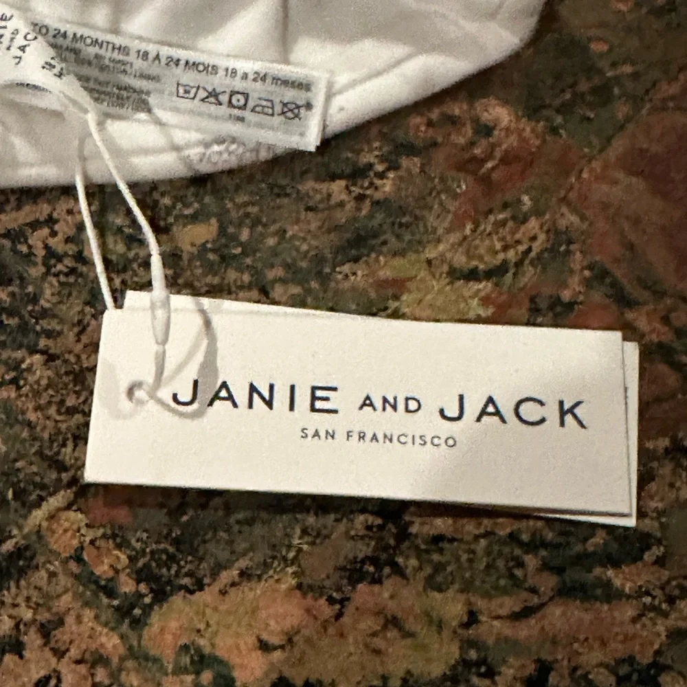 JANIE and JACK baby Toile Bear Ear Beanie